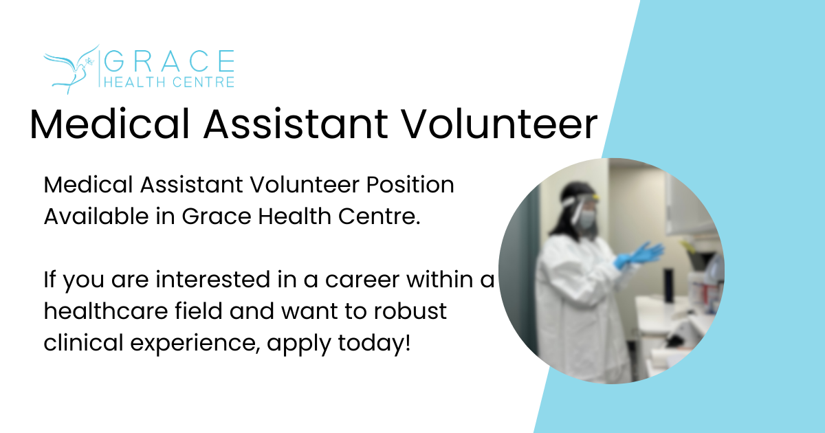 Medical Clinic Assistant Volunteer Opportunity Grace Health Centre   Volunteer EN 